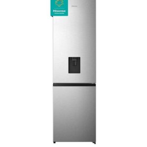 Hisense RB435N4WCE 60cm Wide, Total No Frost, Freestanding Fridge Freezer - Stainless Steel